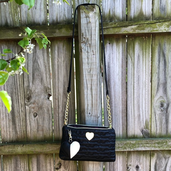 Betsey Johnson Double-Zip Cross-Body Purse - Picture 2 of 6